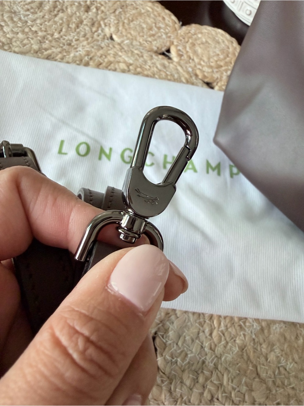 Longchamp Extra Small Le Pliage Xtra Small Leather Top Handle - Picture 12 of 16
